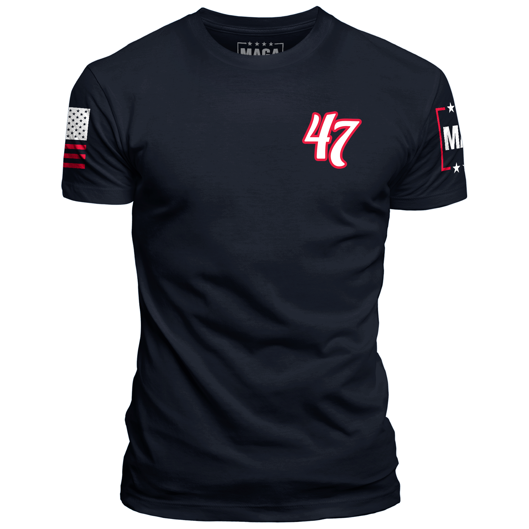 47 (Left chest)