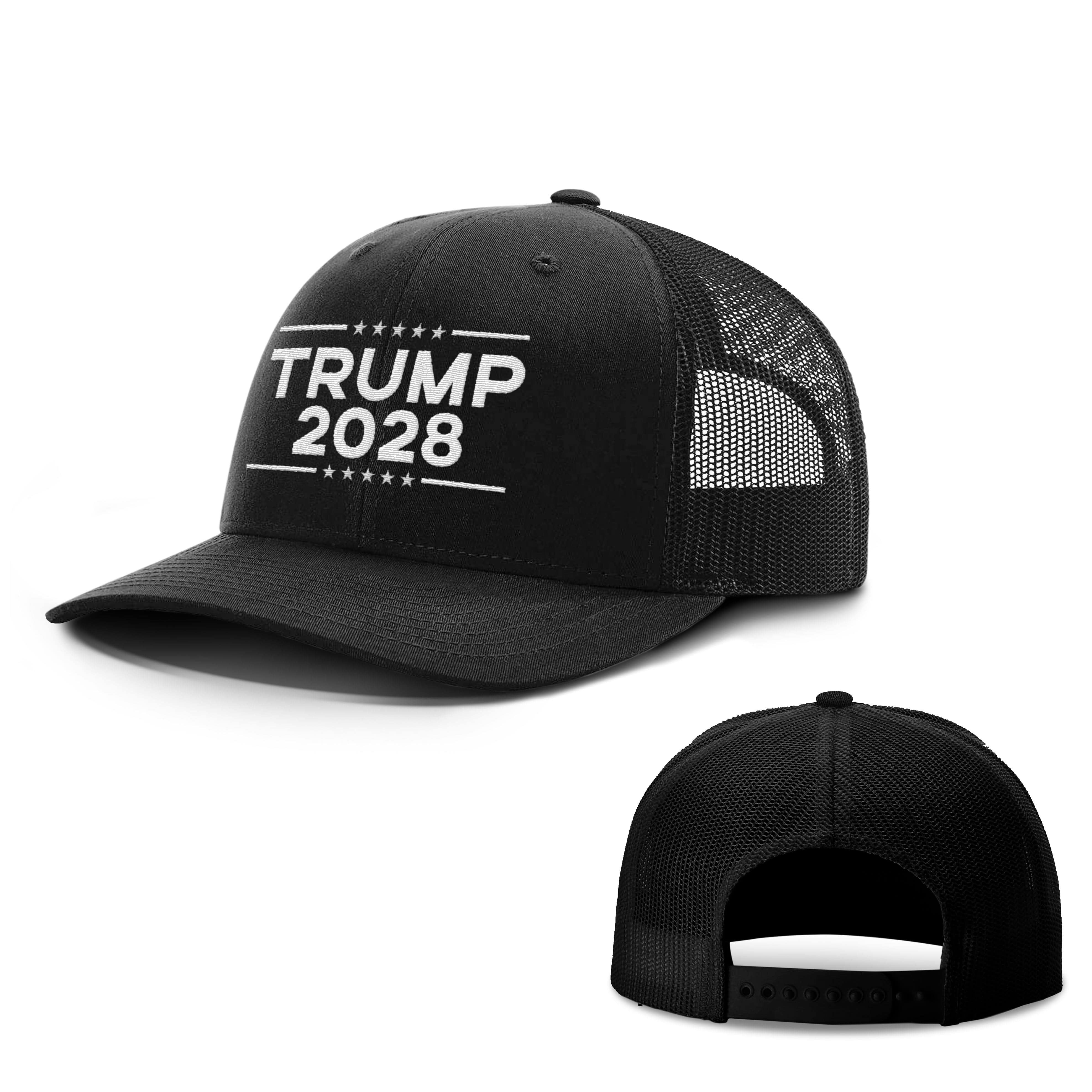 Adjustable Snapback Trucker Cap / Black / XL Trump 2028 Trucker Hat maga trump