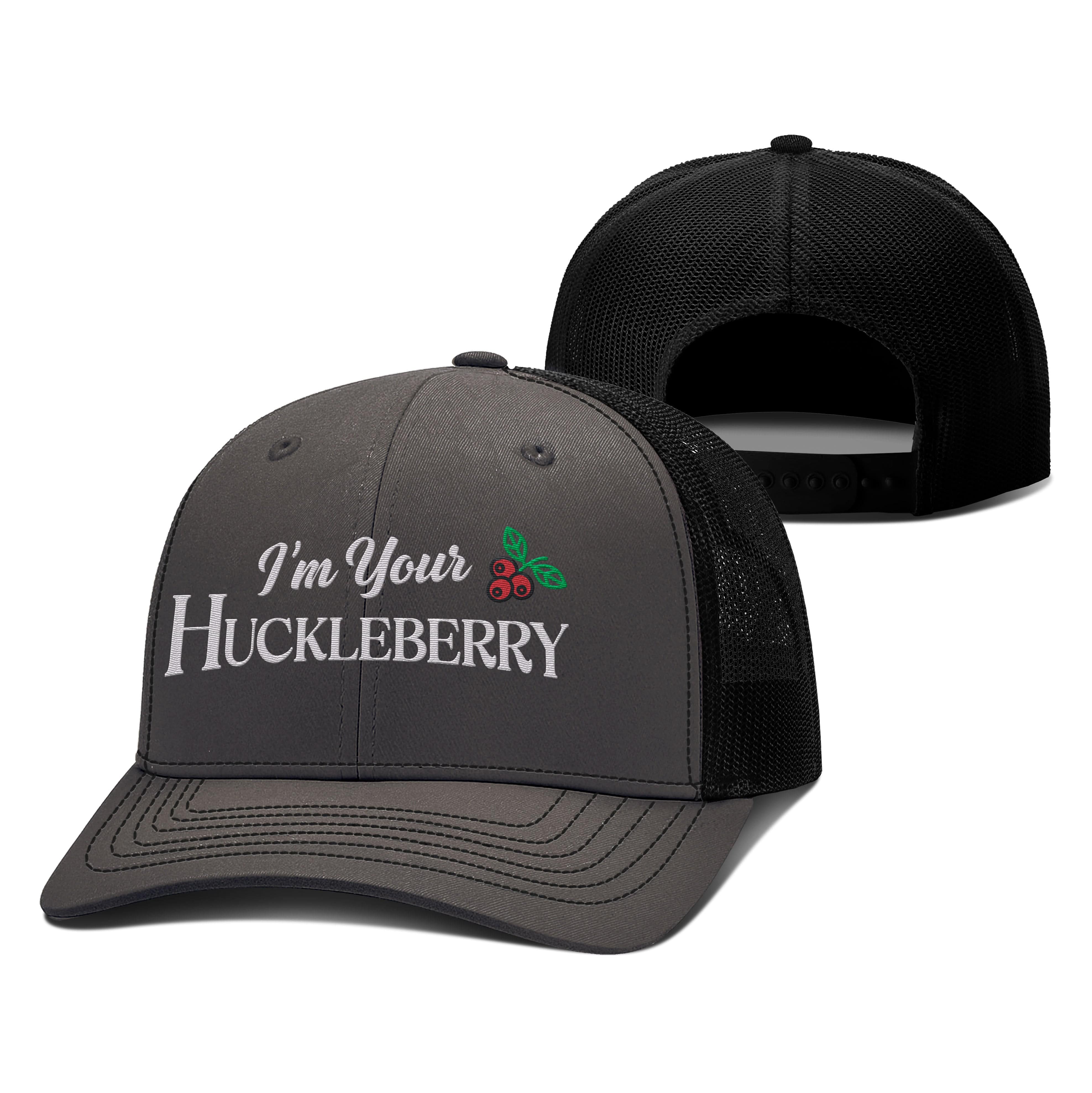 Adjustable Snapback Trucker Cap / Charcoal/Black / OS I'm your Huckleberry Trucker Hat maga trump
