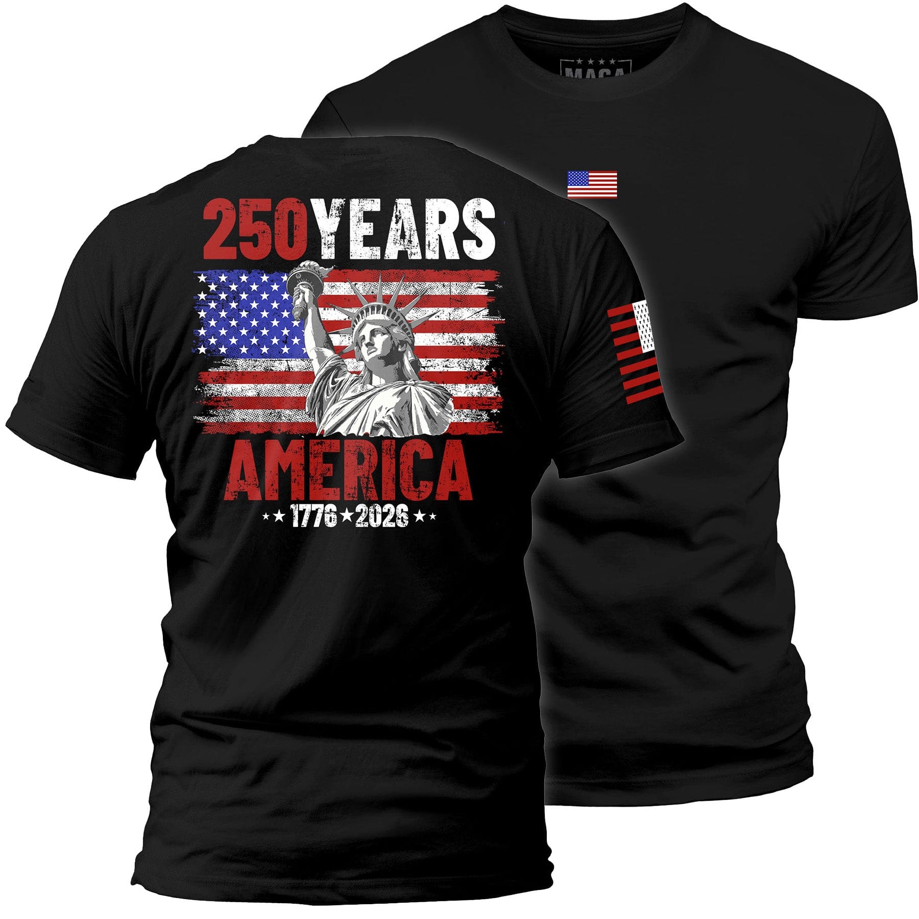 Black / S 250 Years America maga trump