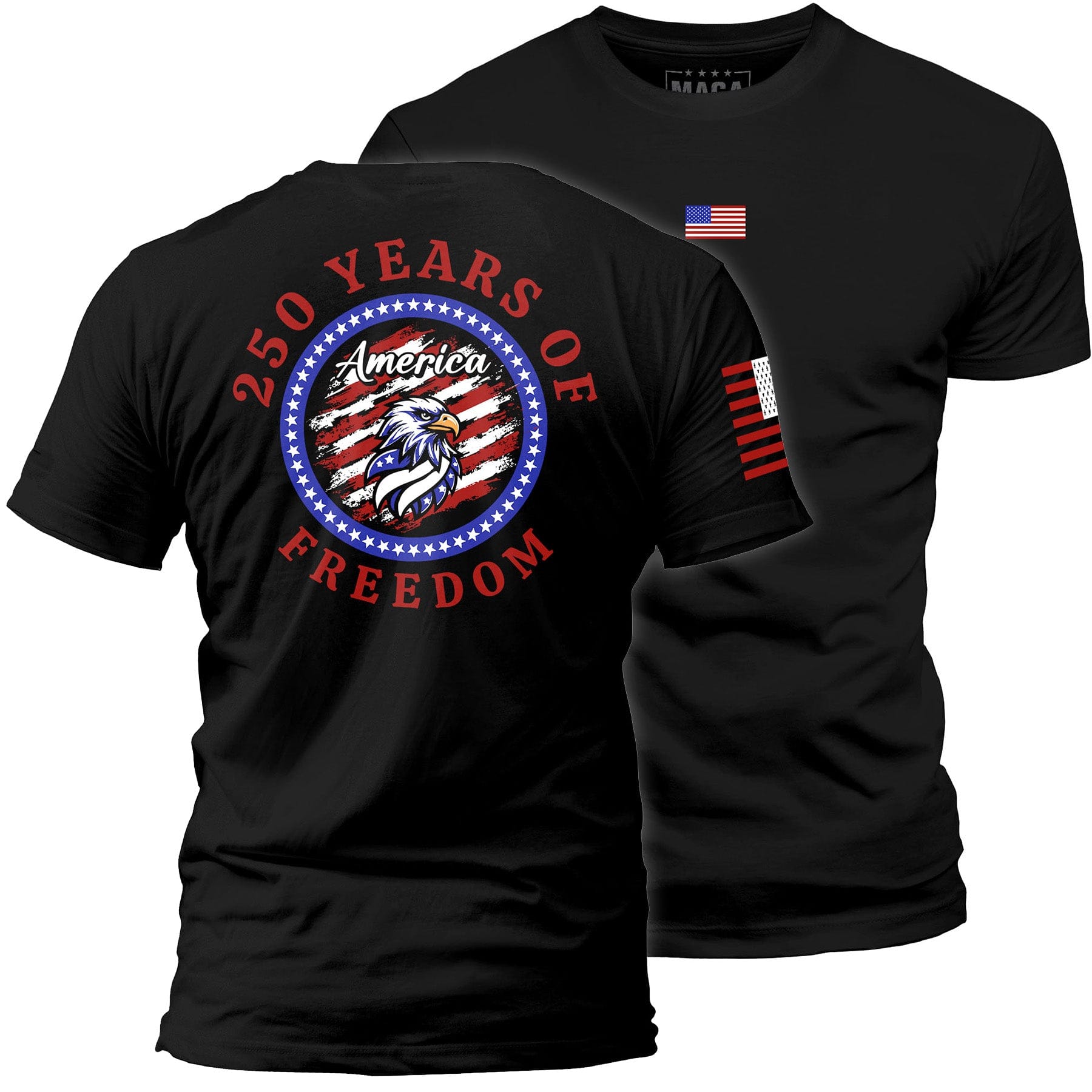 Black / S 250 Years of Freedom maga trump