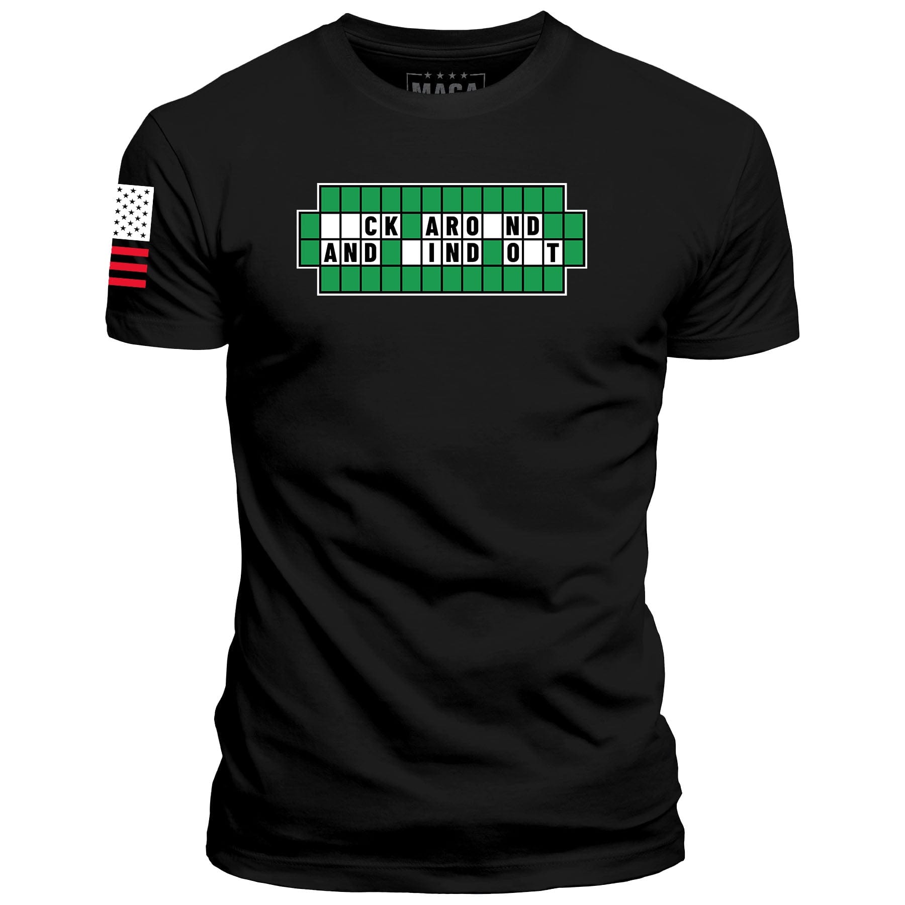 Black / S FAFO Solve the Puzzle maga trump