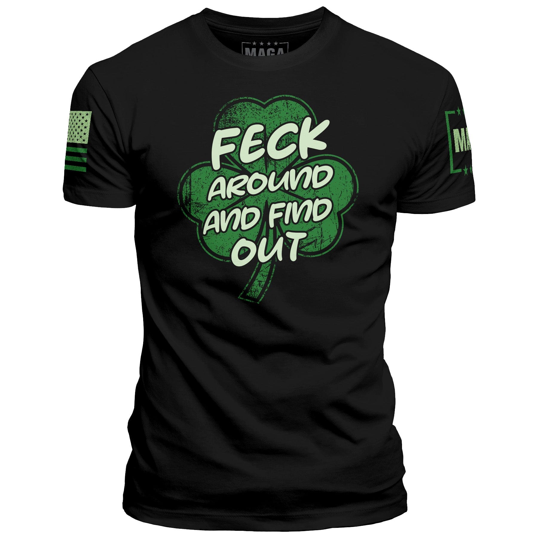 Black / S FEFO - St Paddy maga trump