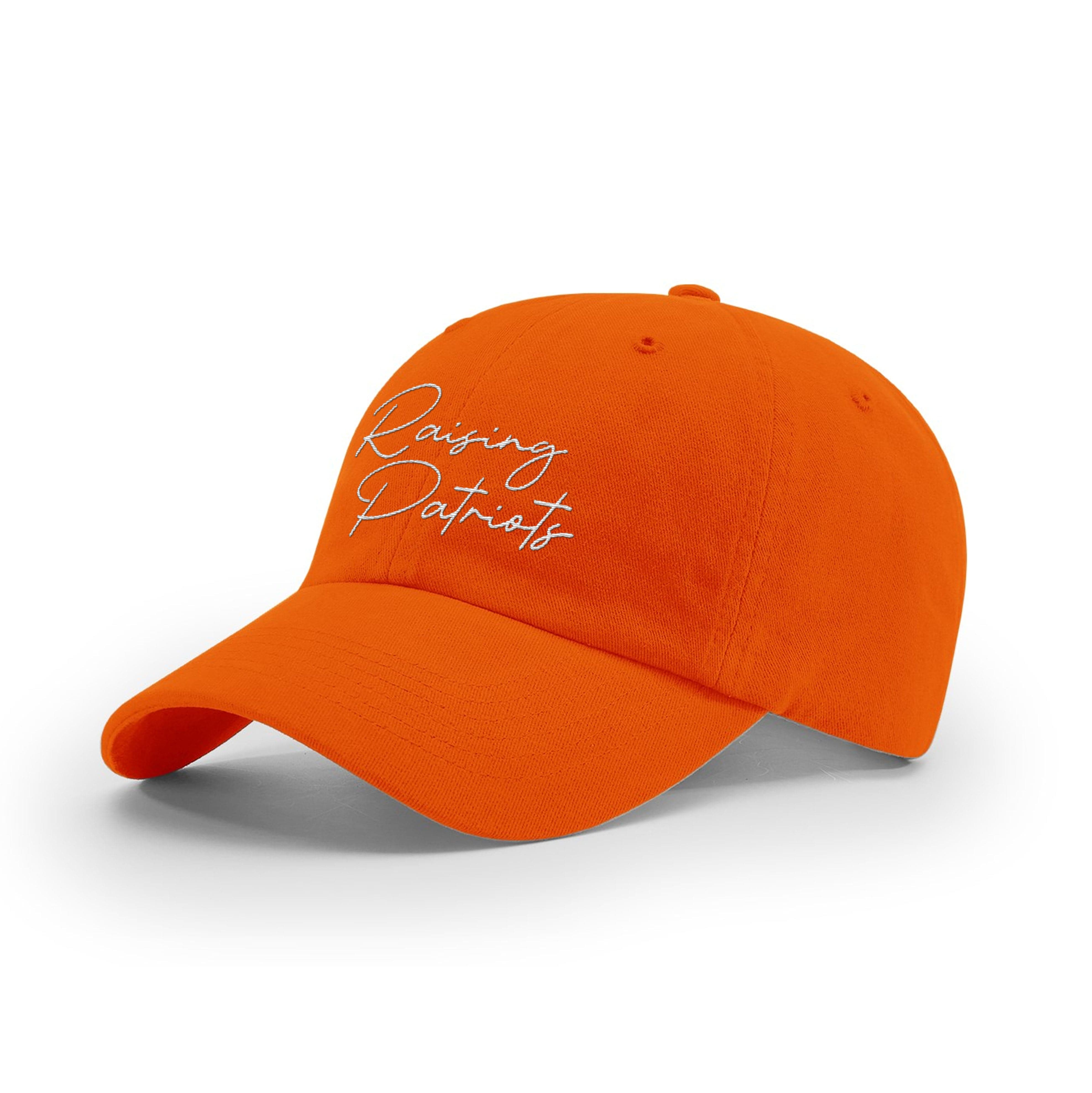 GARMENT WASHED TWILL / Orange / OS Raising Patriots Mom Hat maga trump