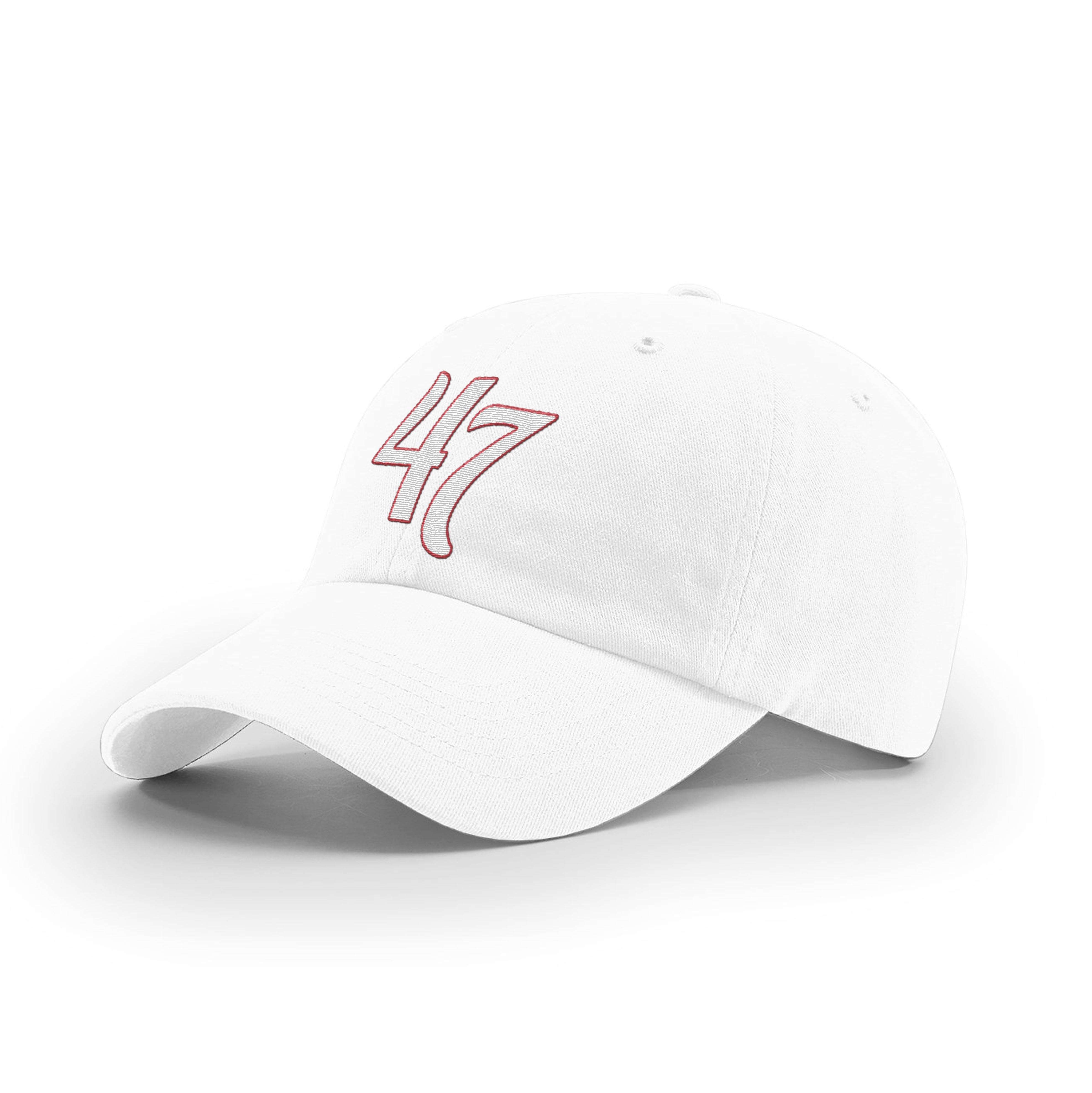 GARMENT WASHED TWILL / White / OS 47 Mom Hat maga trump