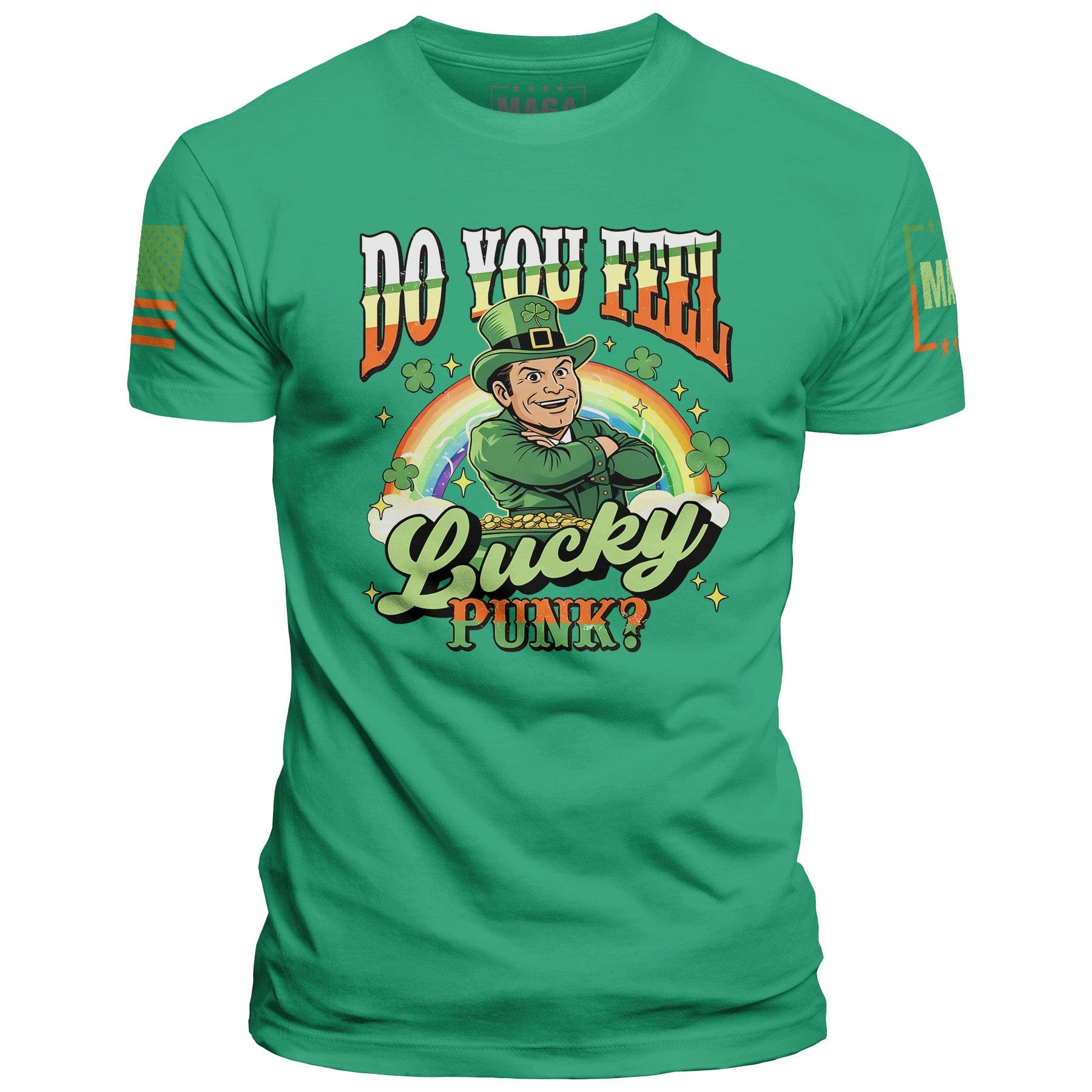 Green / S Do You Feel Lucky - St Paddy Pete Hegseth maga trump