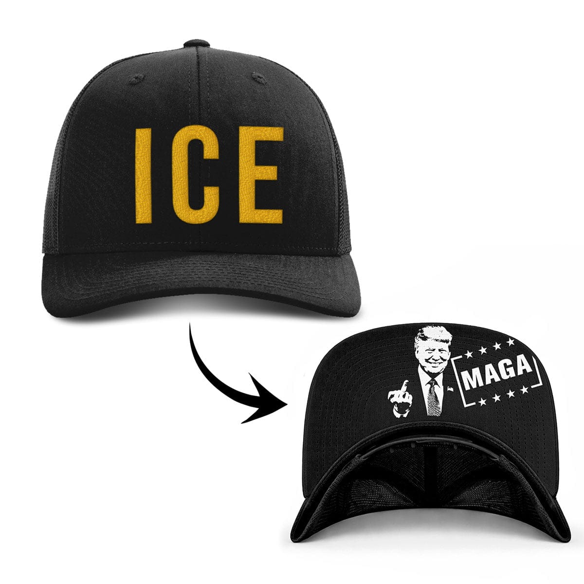 ICE Trucker (MF Hat) maga trump