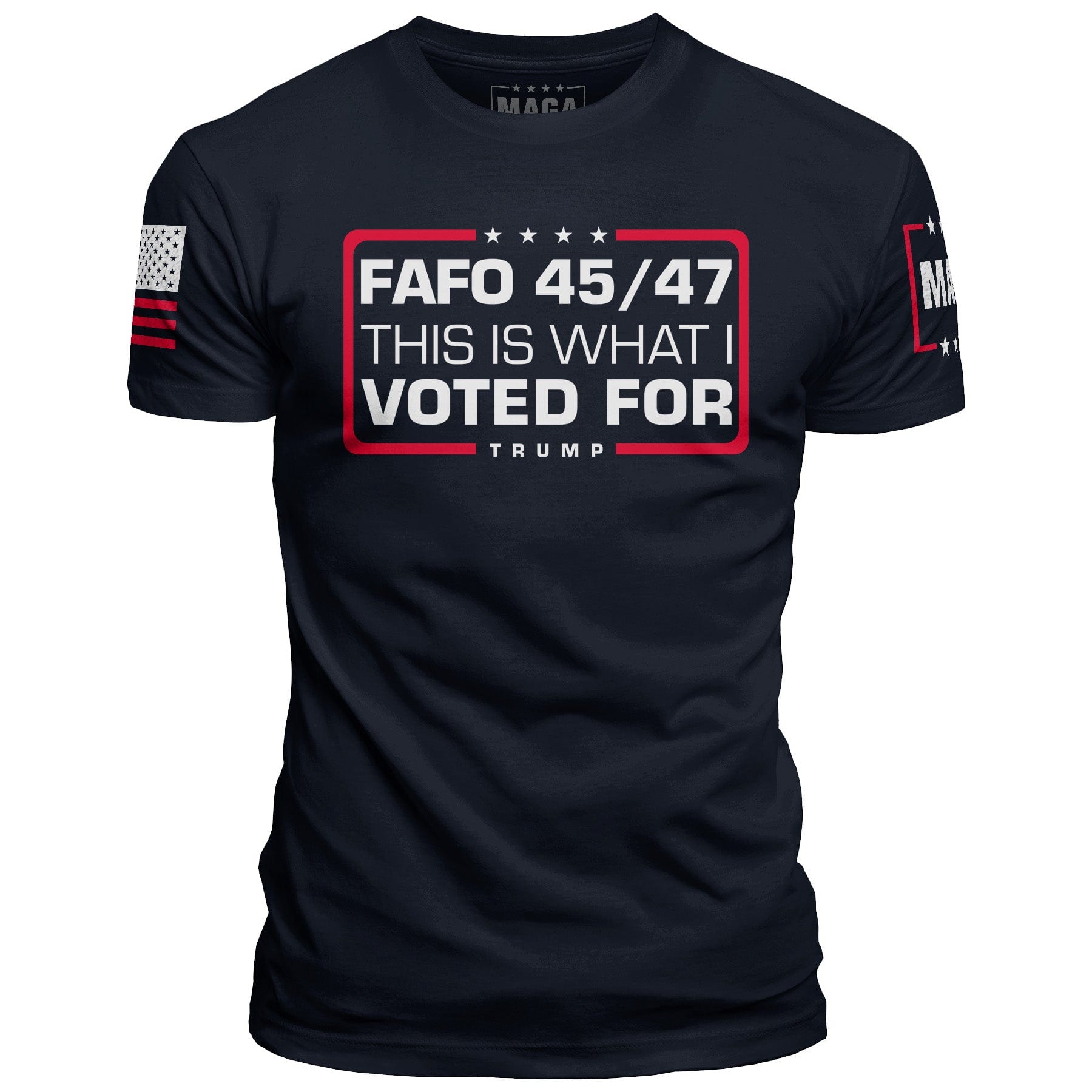 Midnight Navy / XS FAFO 45 47 - This is What I Voted For maga trump