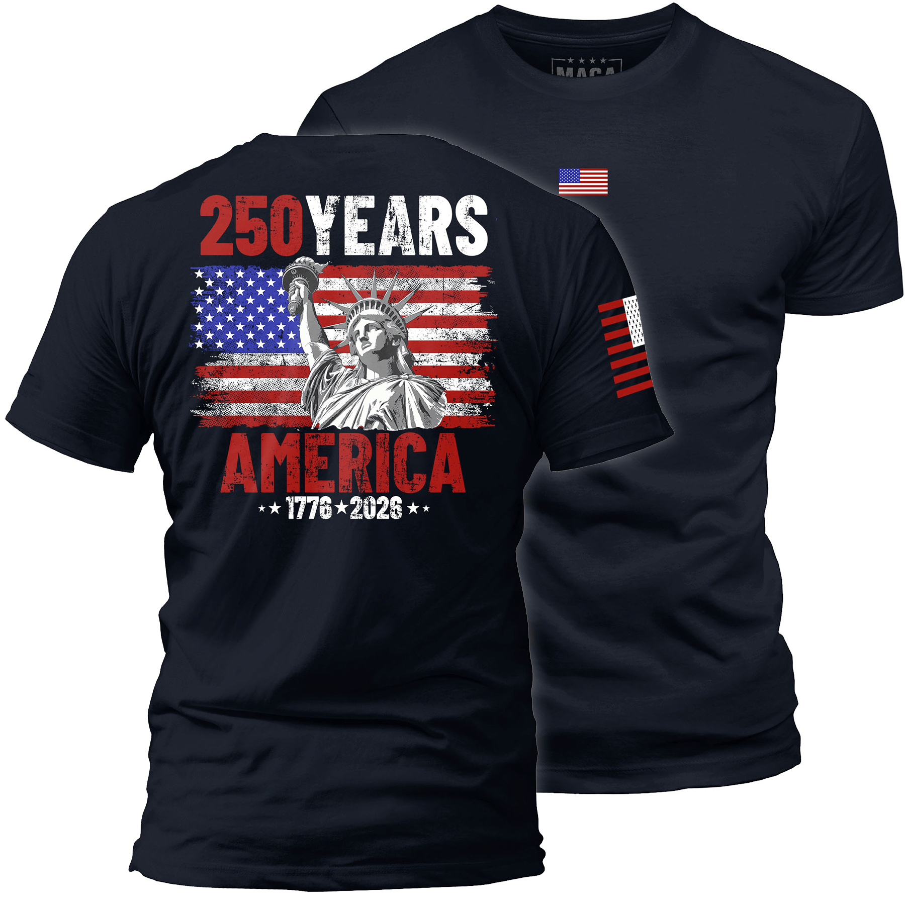 Navy / S 250 Years America maga trump