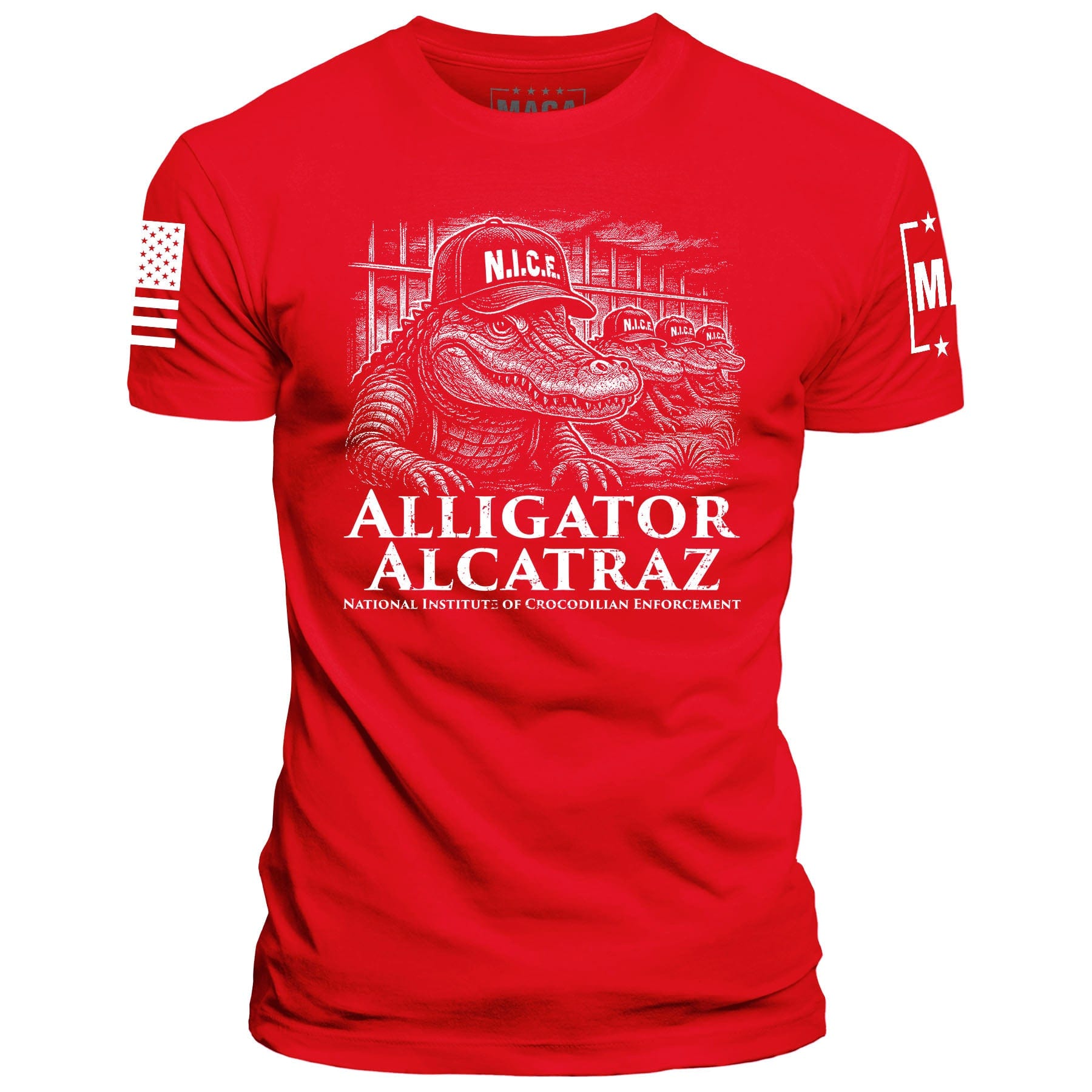Red / S N.I.C.E. - Alligator Alcatraz maga trump