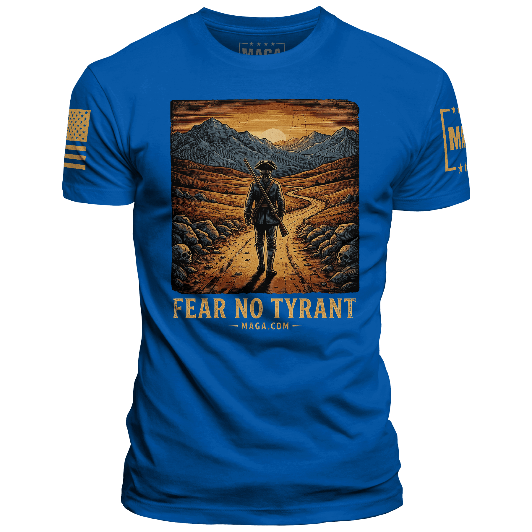 Royal Blue / S Fear No Tyrant maga trump