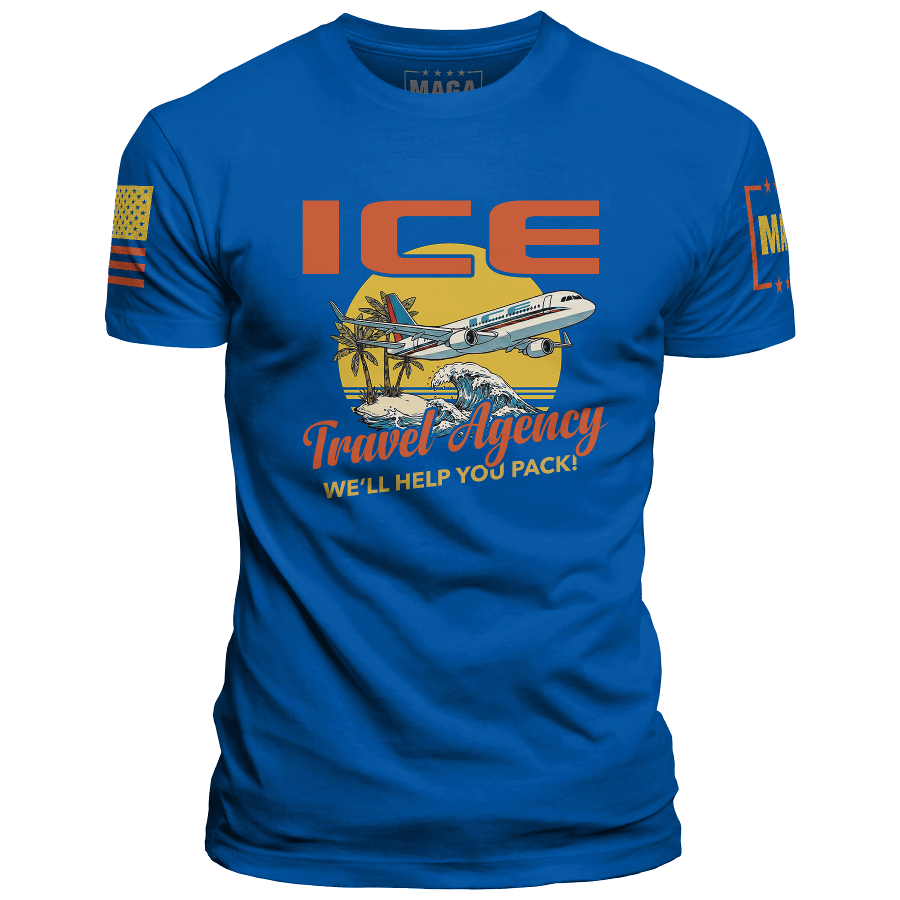 Royal Blue / S ICE Travel Agency maga trump