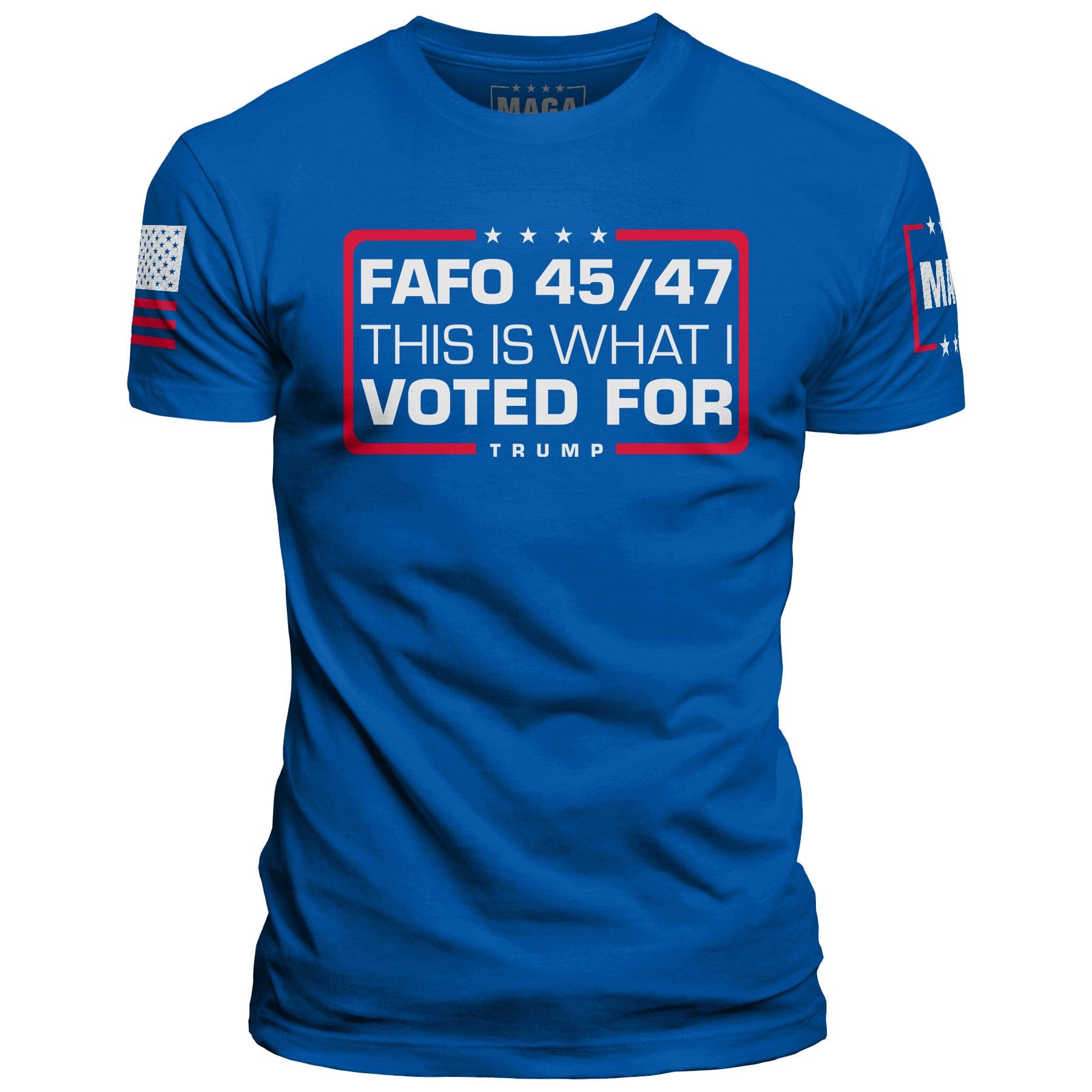 Royal Blue / XS FAFO 45 47 - This is What I Voted For maga trump
