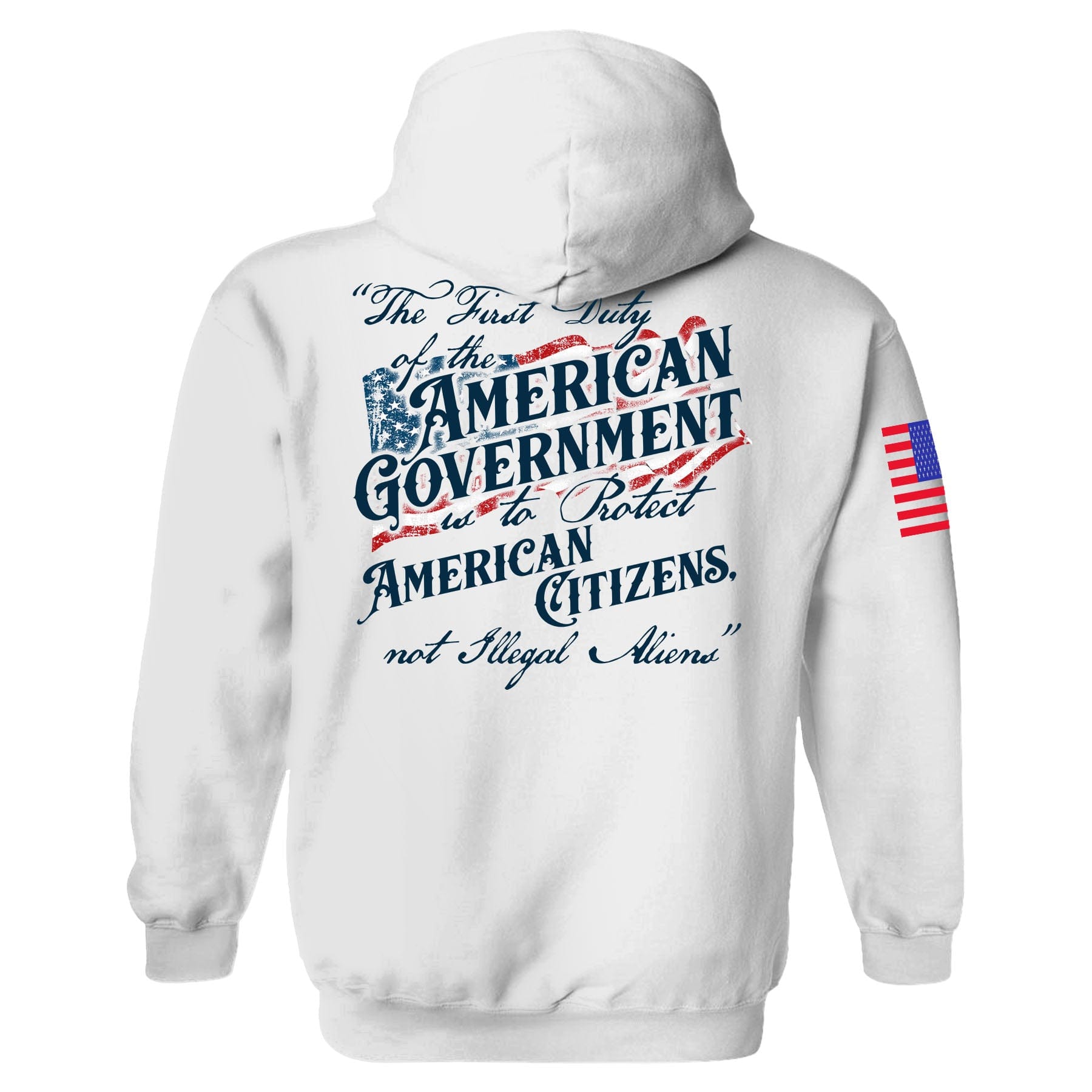 The First Duty of the American Government Hoodie maga trump