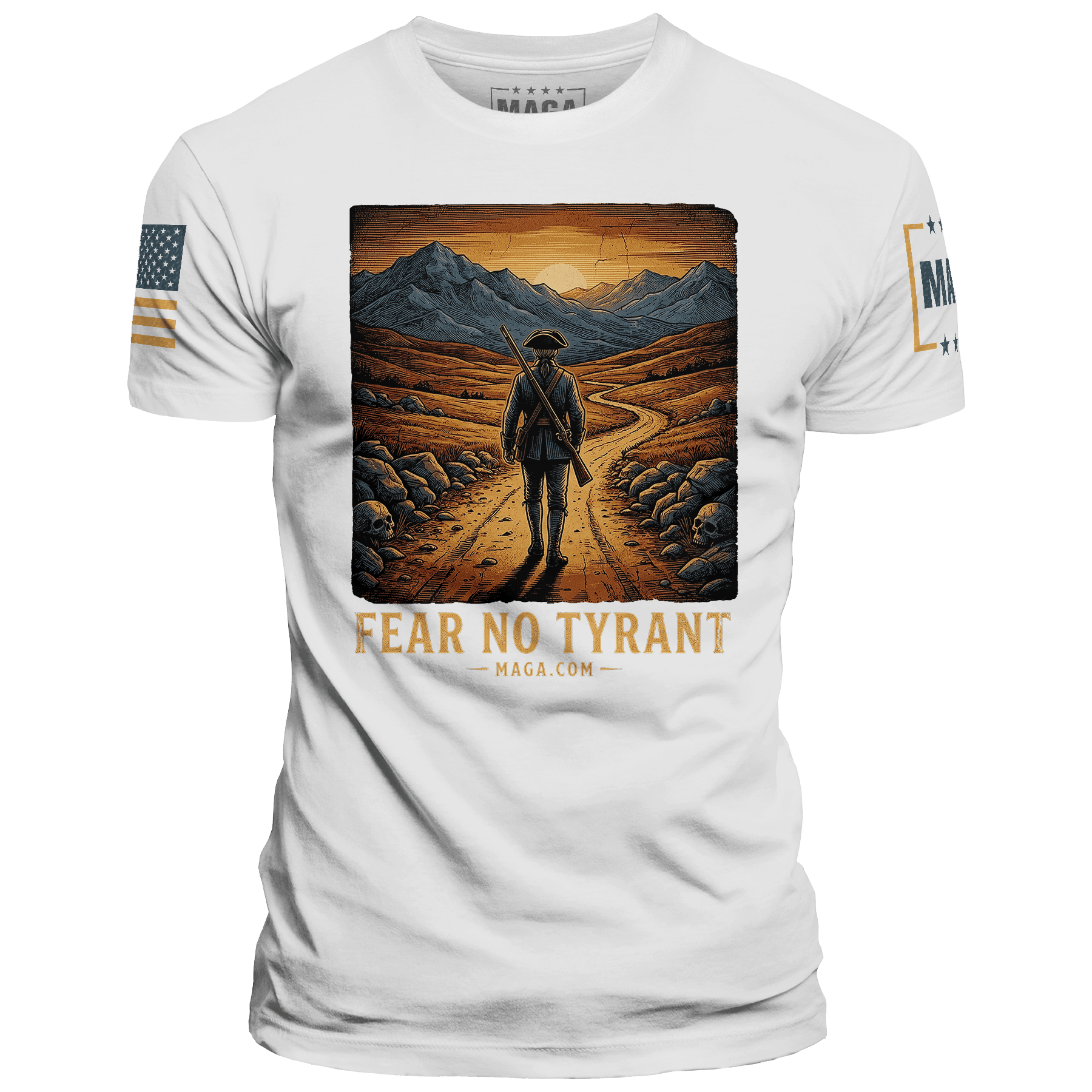 White / S Fear No Tyrant maga trump