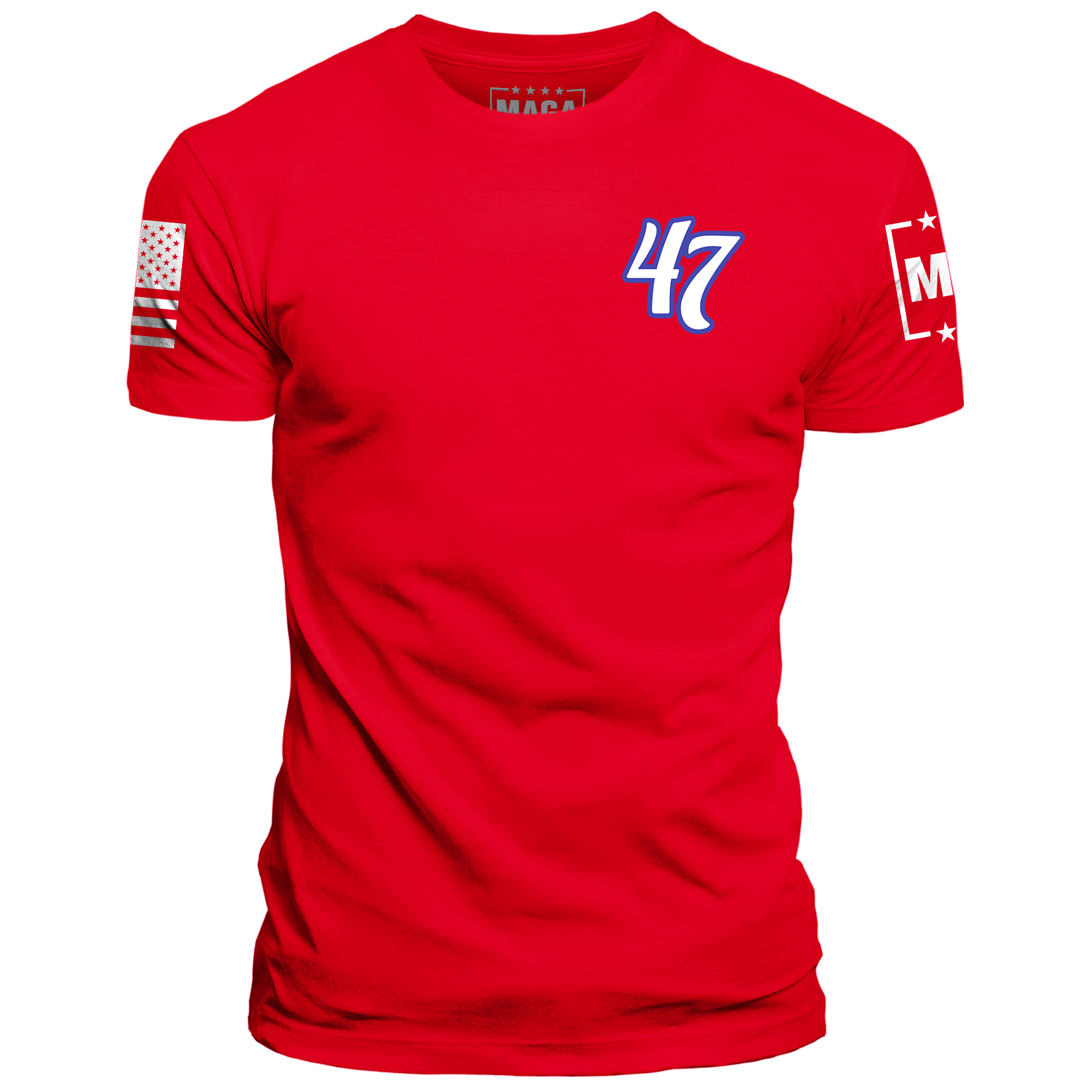 47 (Left chest)