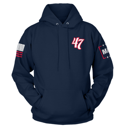 47 (Left chest) Hoodie