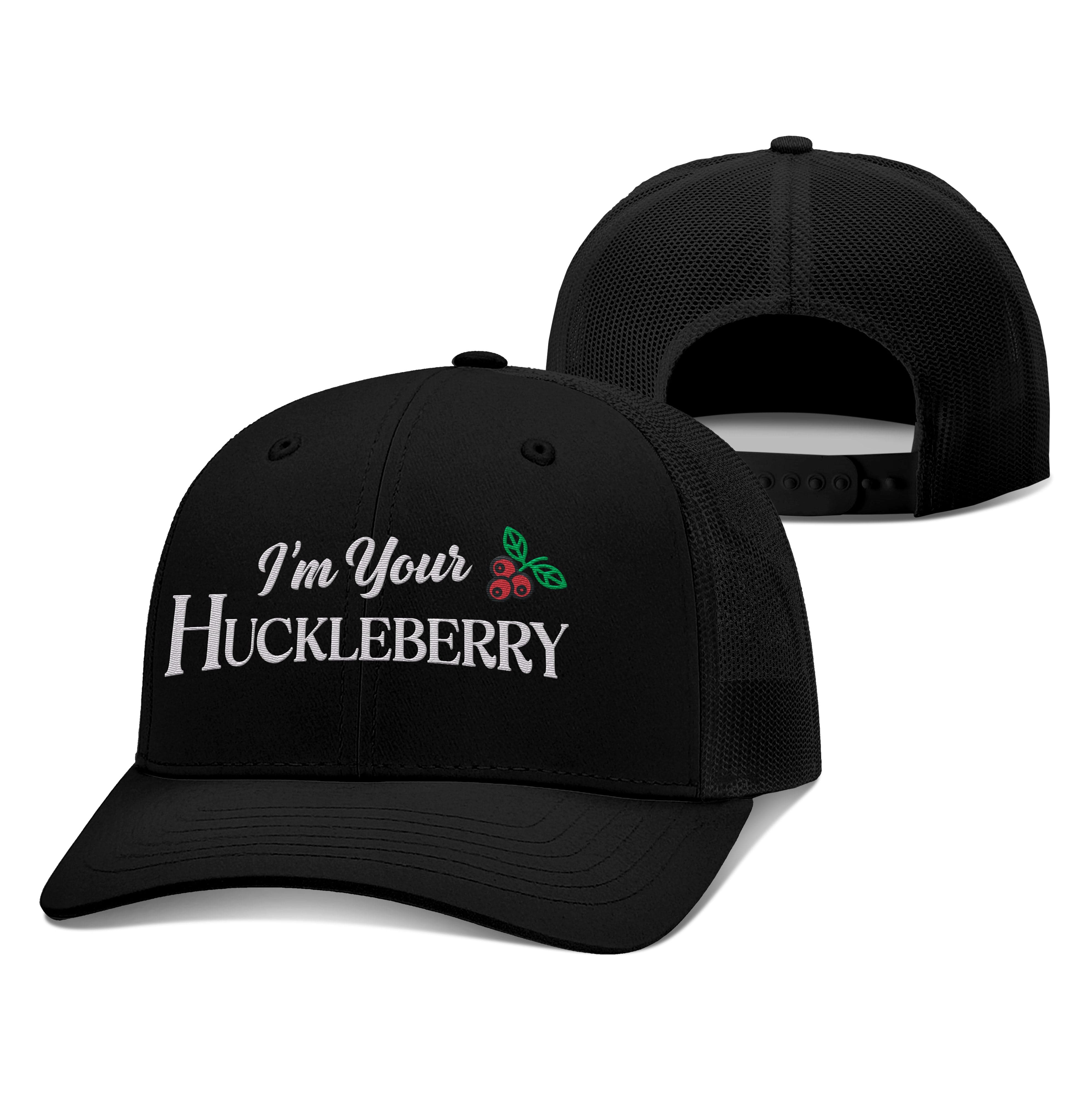 Adjustable Snapback Trucker Cap / Black / OS I'm your Huckleberry Trucker Hat maga trump