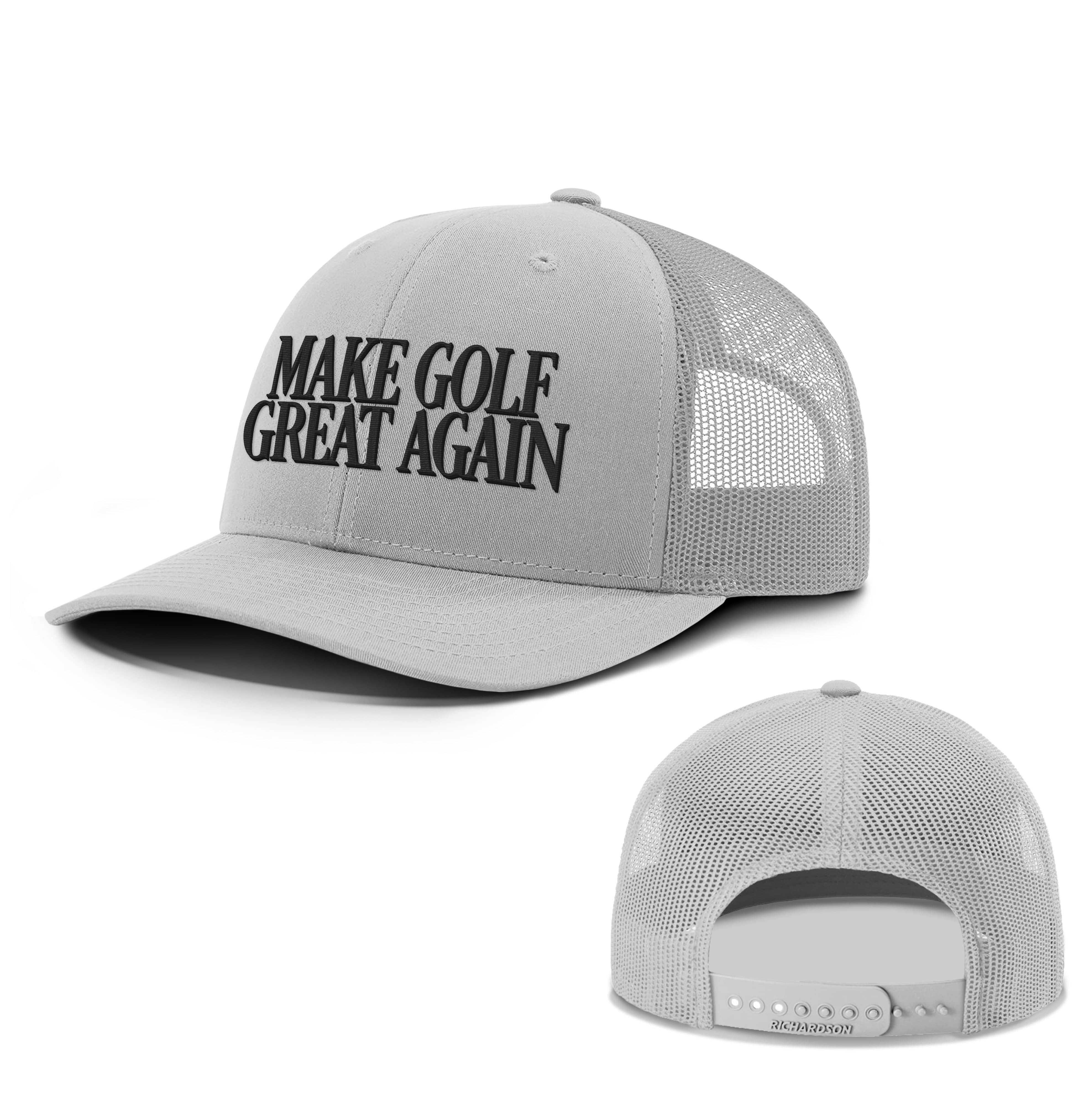 Adjustable Snapback Trucker Cap / Light Grey / OS Make Golf Great Again Summer Hats maga trump