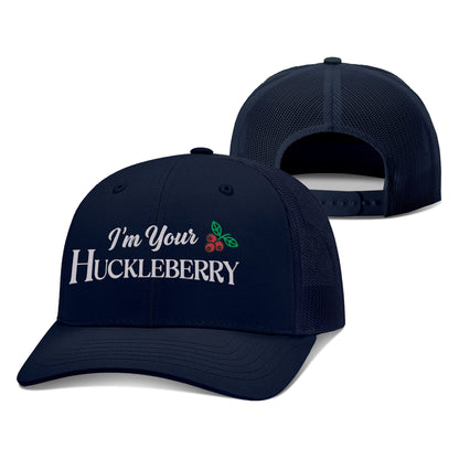 Adjustable Snapback Trucker Cap / Navy / OS I'm your Huckleberry Trucker Hat maga trump