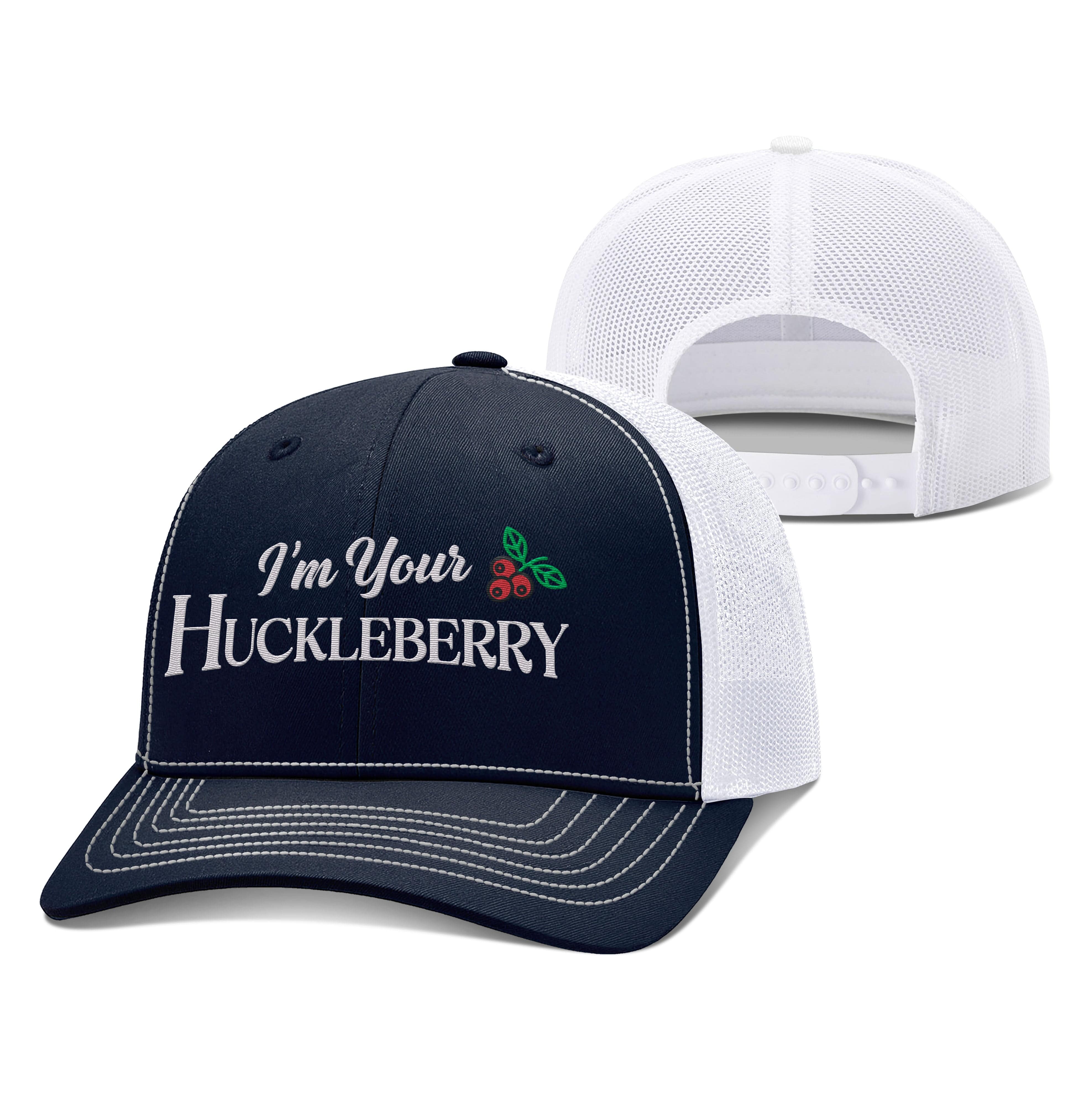 Adjustable Snapback Trucker Cap / Navy/White / OS I'm your Huckleberry Trucker Hat maga trump