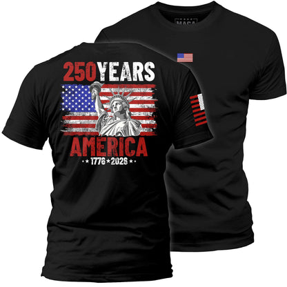 Black / S 250 Years America maga trump