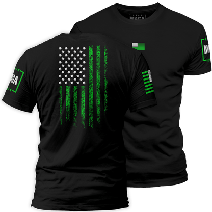 Black / S St Paddy Flag maga trump