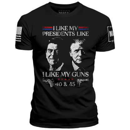 Black / XS I Like My Presidents maga trump