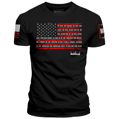 Black / XS Trump Nation Proclamation maga trump