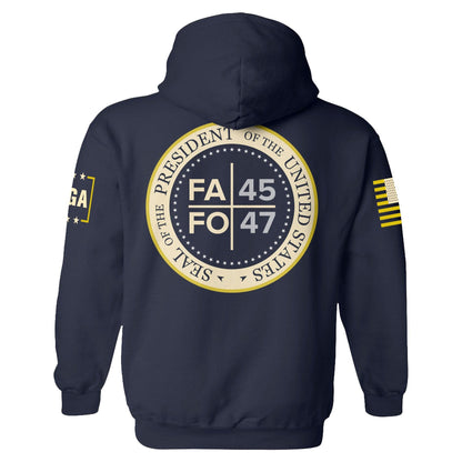 FAFO 45/47 Hoodie maga trump