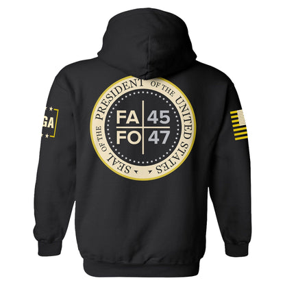 FAFO 45/47 Hoodie maga trump