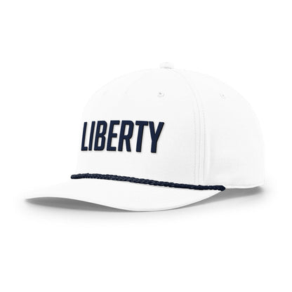 Five Panel Classic Rope / White/Navy / OS Liberty Rope Hat maga trump