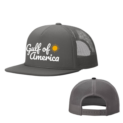 Foamie Trucker Cap / Charcoal Gulf of America Sunshine Foamie Hats maga trump