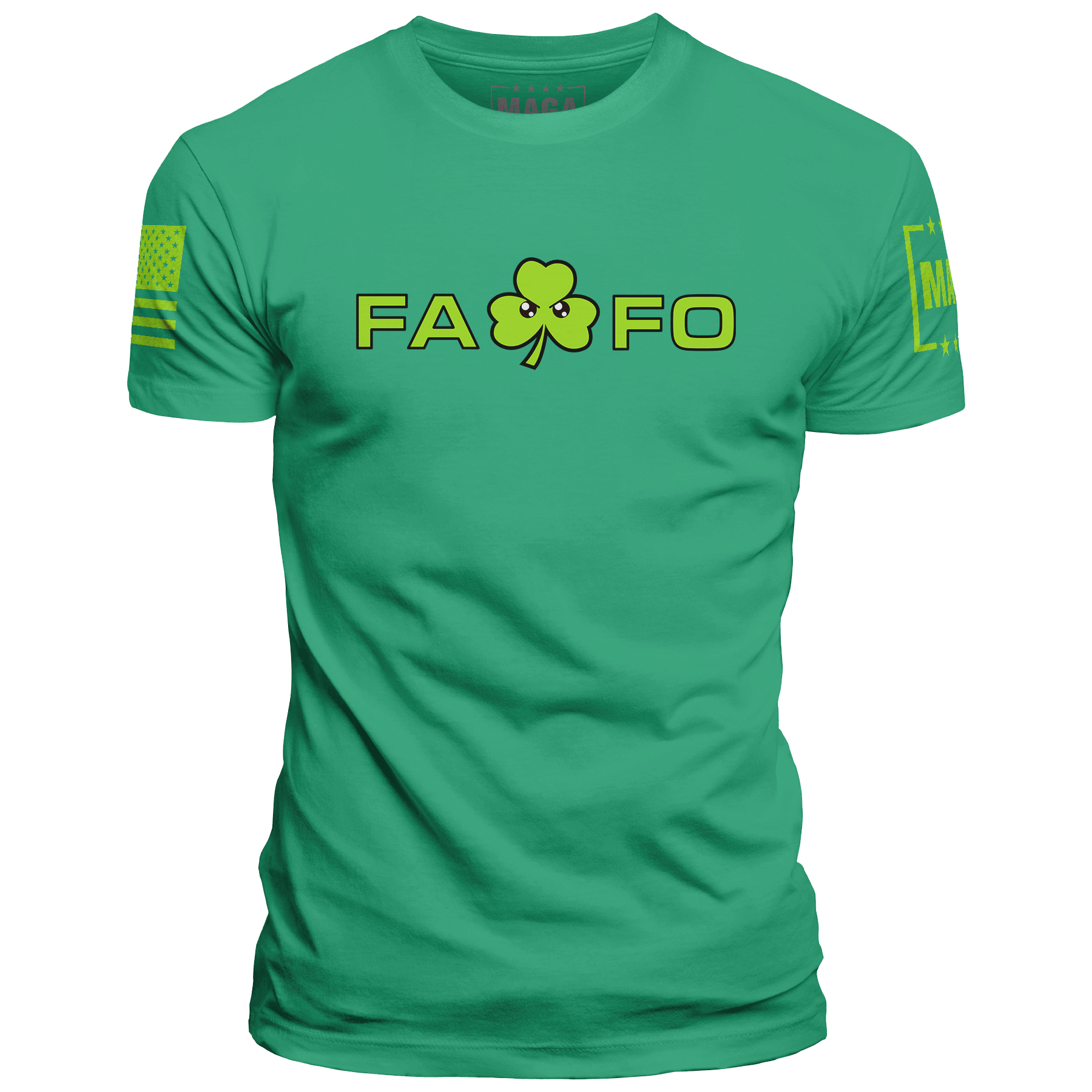 Green / S FAFO - St Paddy maga trump