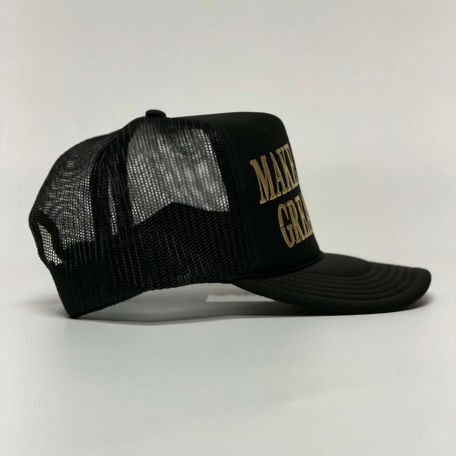 Make America Great Again Black and Gold (MF Hat) maga trump