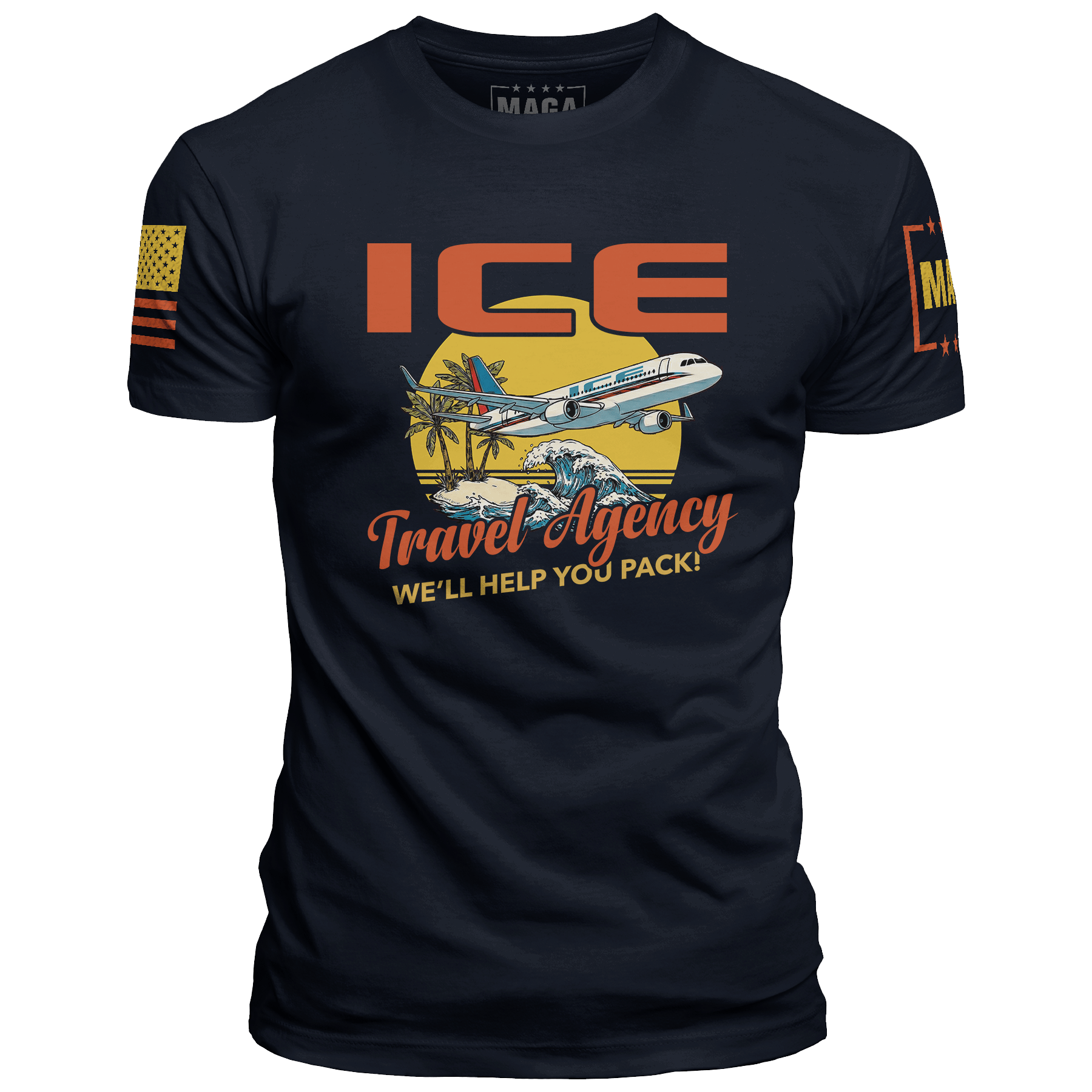 Navy / S ICE Travel Agency maga trump