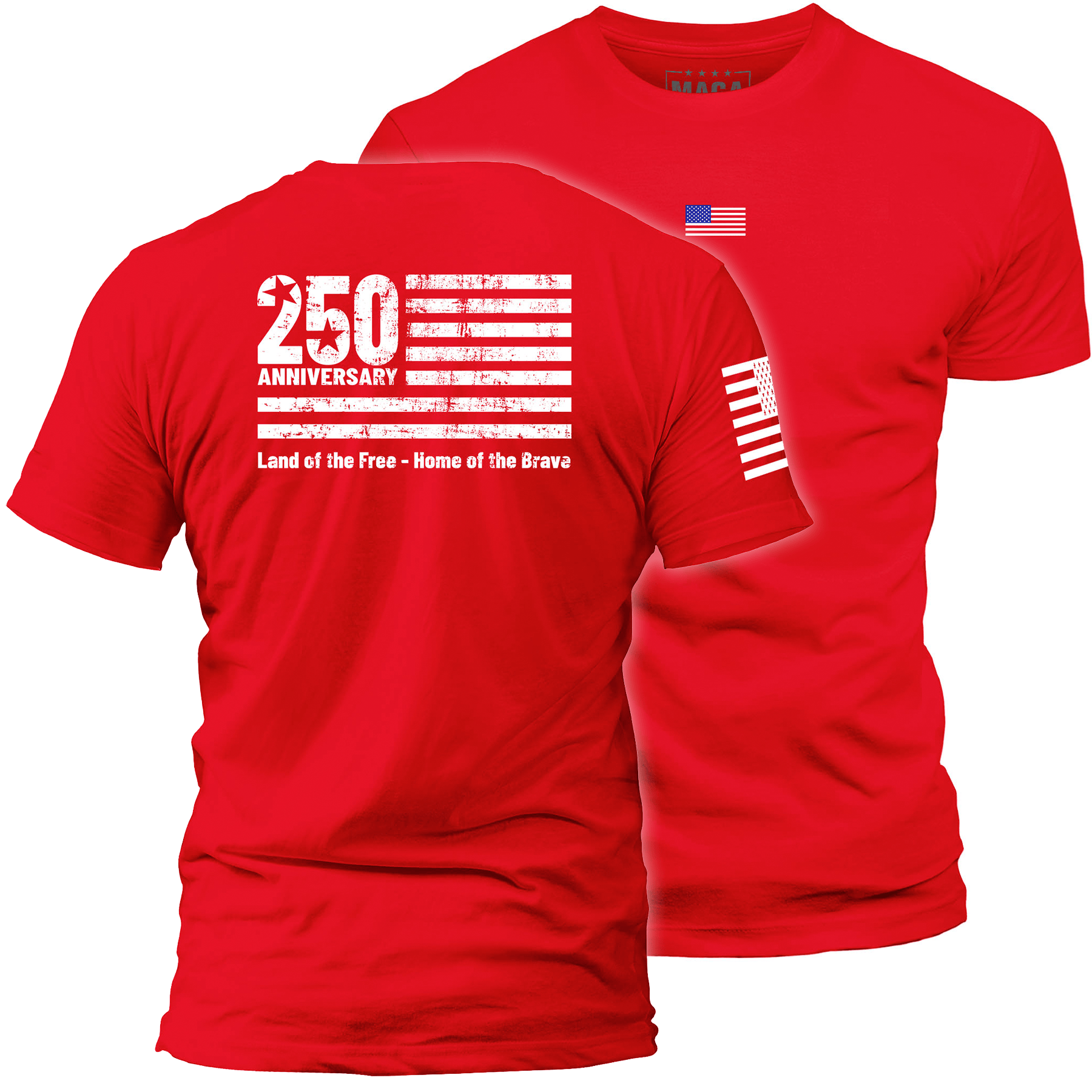 Red / S 250 Anniversary maga trump