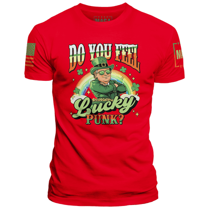 Red / S Do You Feel Lucky - St Paddy Trump maga trump
