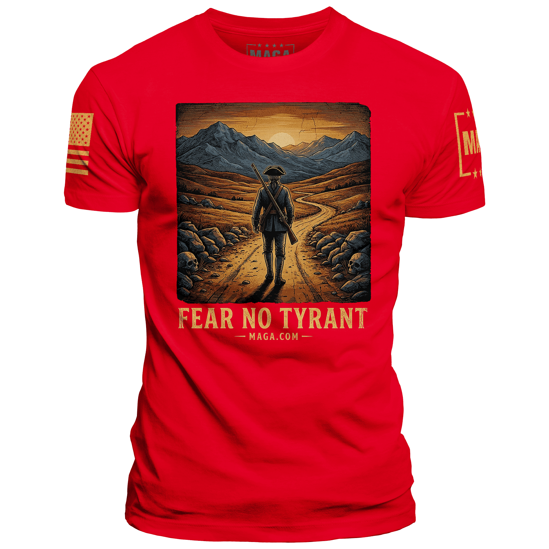 Red / S Fear No Tyrant maga trump