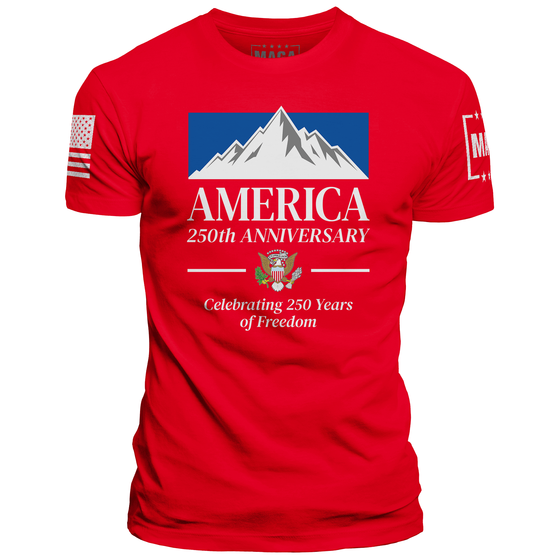 Red / S Mountain Beer America 250th maga trump