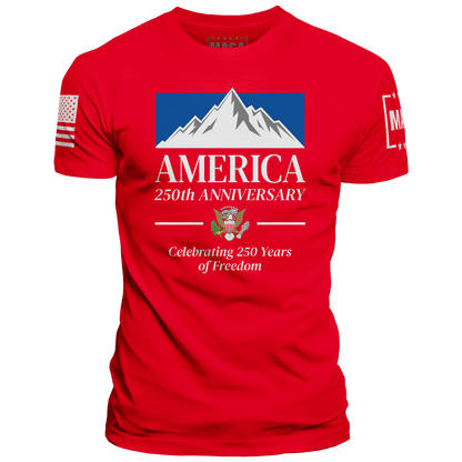 Red / S Mountain Beer America 250th maga trump