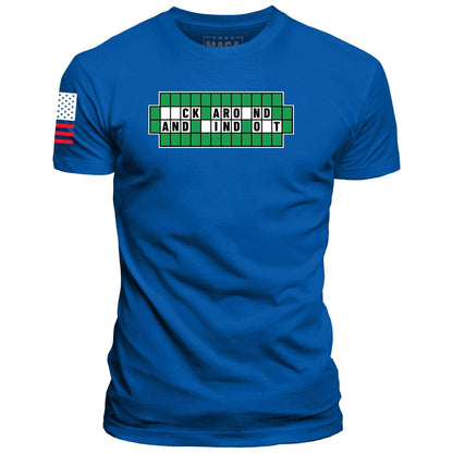 Royal Blue / S FAFO Solve the Puzzle maga trump