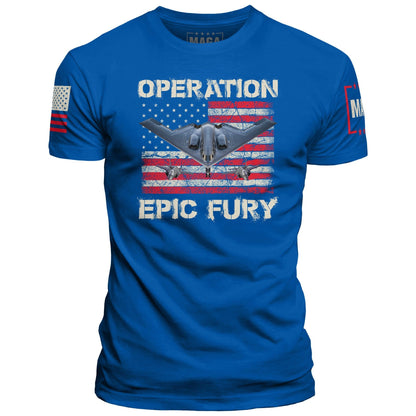 Royal Blue / S Operation Epic Fury maga trump