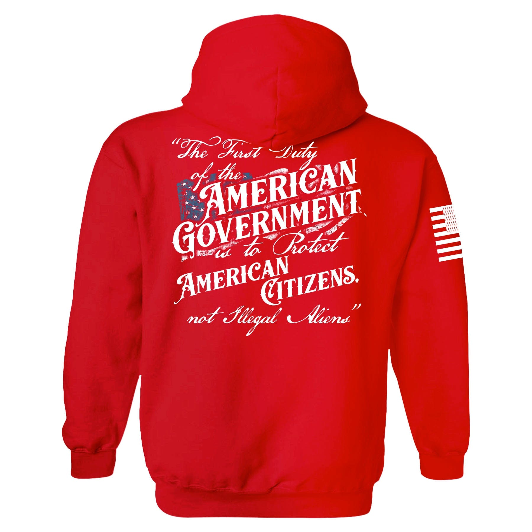 The First Duty of the American Government Hoodie maga trump