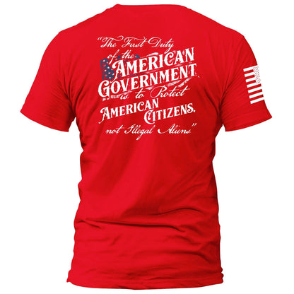 The First Duty of the American Government maga trump