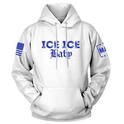 White / S Ice Ice Baby Hoodie maga trump