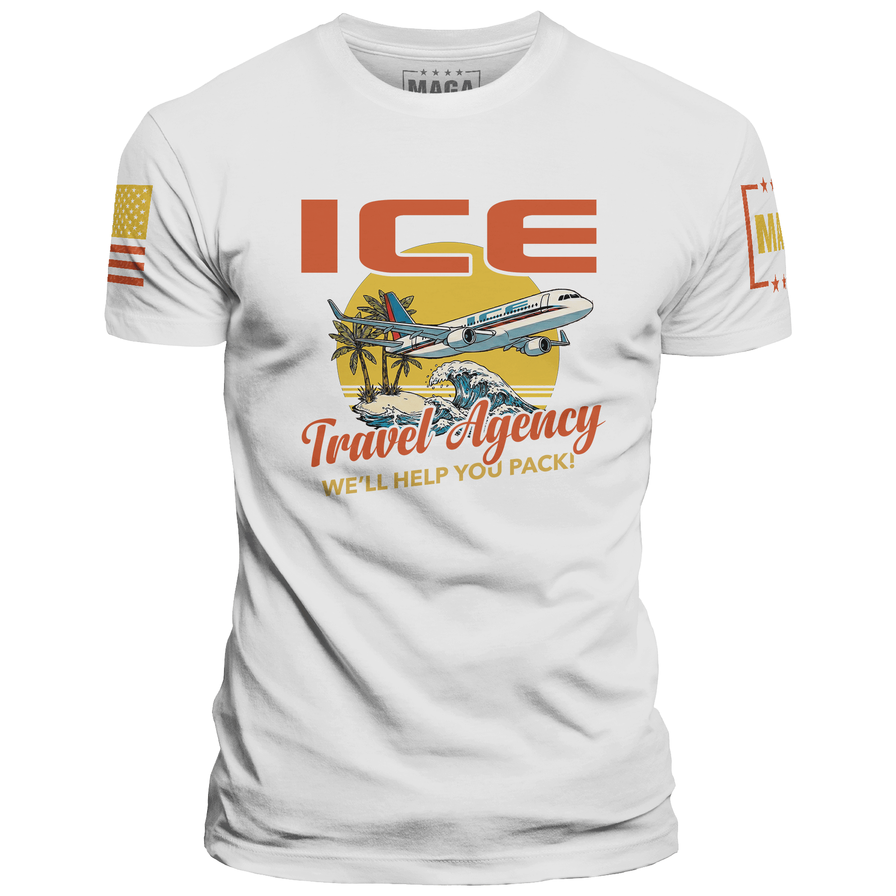 White / S ICE Travel Agency maga trump