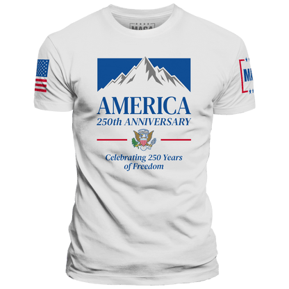 White / S Mountain Beer America 250th maga trump